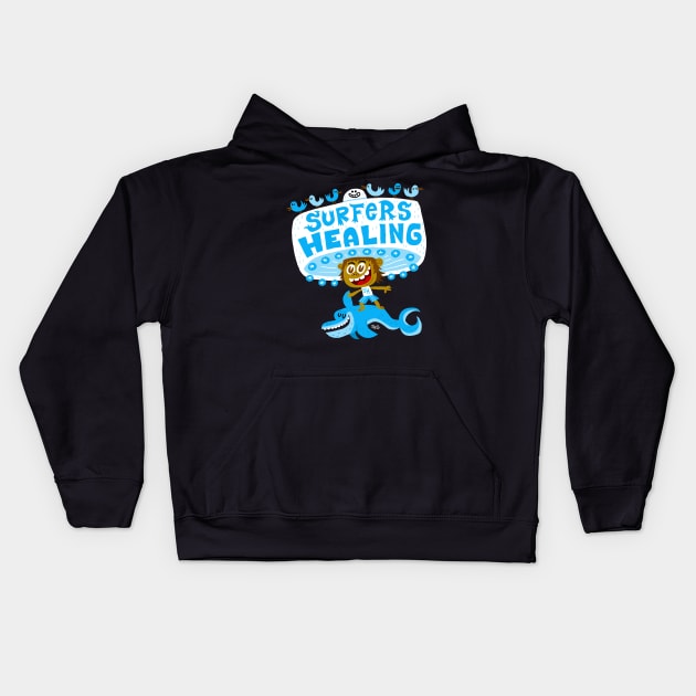 Surfers Healing Kids Hoodie by MEXOPOLIS